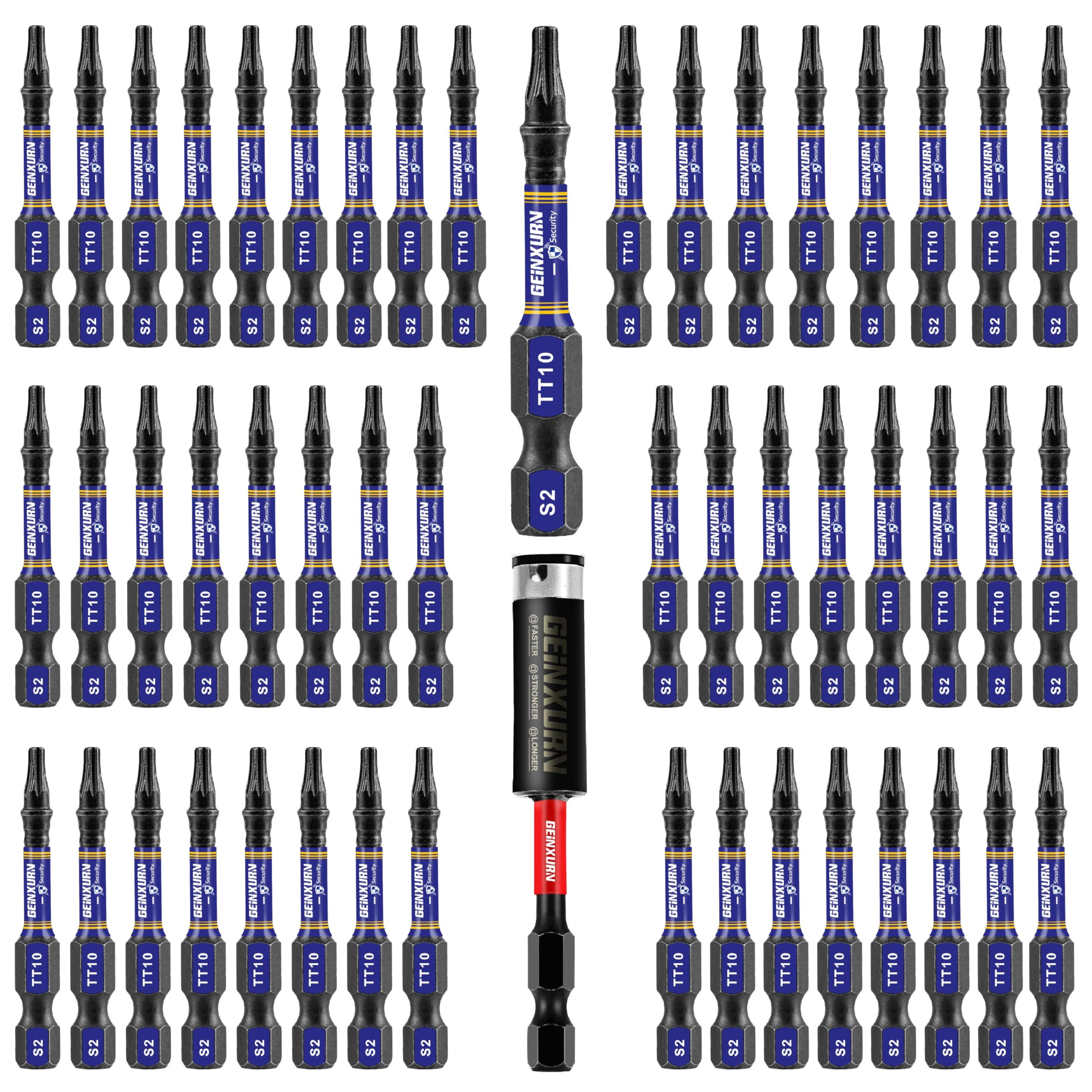 Geinxurn 2 In. Security T10 Impact Magnetic Screwdriver Bit